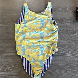 Lemon Print One-Piece Swimsuit